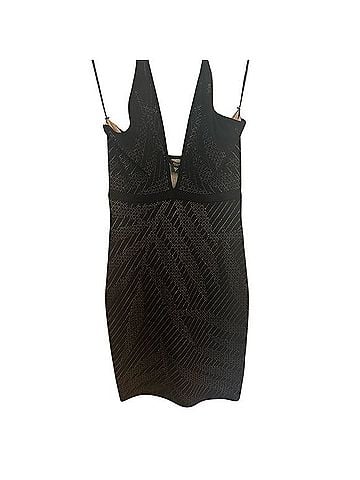 Guess Elegant Black Backless Dress Cocktail Dress (view 1)