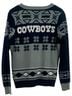 NFL Floral Graphic Blue Gray White Pullover Sweater Size L - photo 2