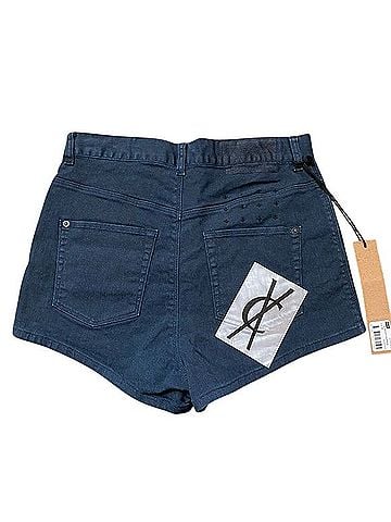 Ksubi Sparkle High Rise Micro Short Denim Shorts (view 2)