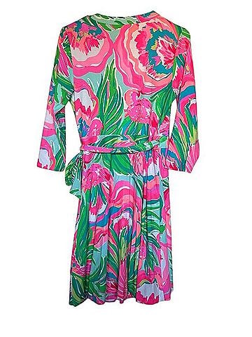Lilly Pulitzer Emilia Wrap Dress Casual Dress (view 2)