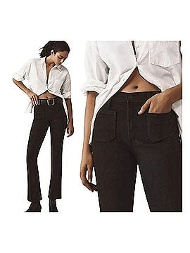 Mother Patch Pocket Insider Fray. Jeans (view 1)