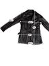 Wilsons Leather Belted Brown Notch Collar Removable Liner Leather Jacket - photo 6