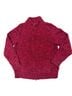 L.L.Bean 100% Lambswool Red Black Wool Cardigan Size M - photo 1