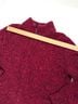 L.L.Bean 100% Lambswool Red Black Wool Cardigan Size M - photo 6