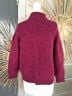 L.L.Bean 100% Lambswool Red Black Wool Cardigan Size M - photo 5