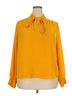 Worthington 100% Polyester Yellow Blouse Size XXL - photo 1