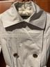 Anne Klein 58% Polyester 42% Nylon 100% Polyester Gray Trenchcoat Size XS - photo 3