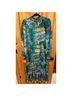 Oliphant Floral Graphic Green Blue Casual Dress Size XS - photo 3