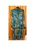 Oliphant Floral Graphic Green Blue Casual Dress Size XS - photo 5