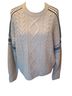 Autumn Cashmere Fair Isle Tan Pullover Sweater Size S - photo 1