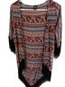 Love Tease 100% Rayon Floral Multi Color Jacket Size S - photo 1