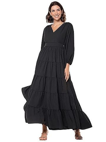 Coolibar Tiered Maxi Dress Casual Dress (view 1)