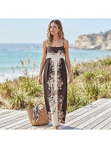 beaded dress thredup House of Harlow 1960 linen blend floral costal maxi Cocktail Best of 2015: When LONG SLEEVE SHIRT Size:60 Long Discover the 251GL4199 Terani