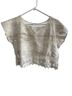 ABound Ivory Short Sleeve Blouse Size S - photo 1