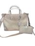Michael Kors Print White Gold Leather Tote One size - photo 1
