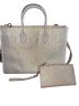 Michael Kors Print White Gold Leather Tote One size - photo 2