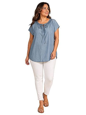 Vince Camuto Short Sleeve Blouse (view 1)