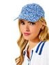 Lilly Pulitzer 100% Polyester Print Blue White Hat One size - photo 2