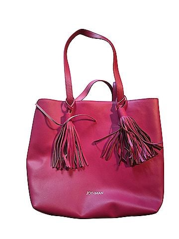 Joy & Iman Leather Tote (view 1)