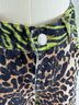 Ganni 100% Cotton Animal Print Multi Color Jeans Size 29 waist - photo 4