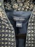 Purejill 74% Cotton 26% Polyester 100% Recycled Polyester Plaid Blue Jacket Size S - photo 3