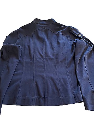 Chico's classy tailored pantsuit/ankle high wide leg pants Jacket (view 2)