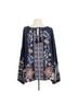 Chico's 100% Modal Floral Multi Color Long Sleeve Jersey Size 18 - photo 1