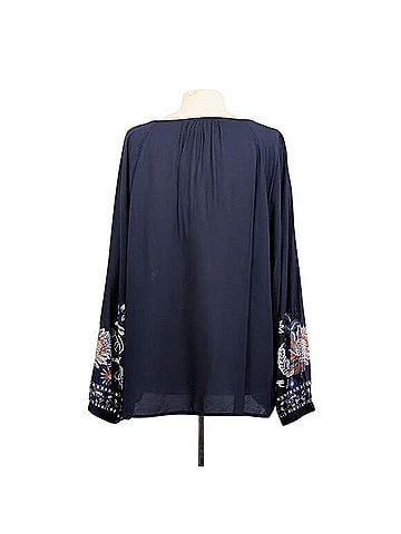 Chico's Rising Blooms Long Sleeve Jersey (view 2)