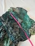 Guess 100% Polyester Paisley Floral Green Short Sleeve T-Shirt Size L - photo 9