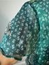 Guess 100% Polyester Paisley Floral Green Short Sleeve T-Shirt Size L - photo 6