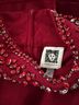 Anne Klein Solid Red Pullover Sweater Size XL - photo 1
