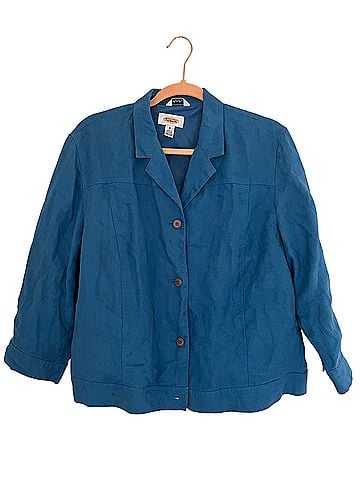 Talbots Irish Linen Button Front Jacket Jacket (view 1)