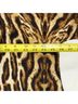 Chico's 100% Polyester Animal Print Brown Black Gold Short Sleeve Blouse Size S - photo 7