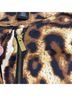 Chico's 100% Polyester Animal Print Brown Black Gold Short Sleeve Blouse Size S - photo 5