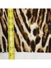 Chico's 100% Polyester Animal Print Brown Black Gold Short Sleeve Blouse Size S - photo 8