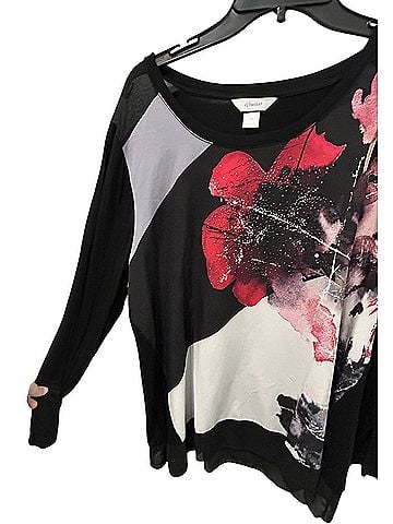 Cj Banks Long Sleeve Top (view 2)