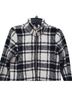 Calvin Klein 100% Polyester Plaid Black White Jacket Size S - photo 4