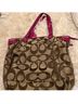 Coach Brown Pink Tote One size - photo 4