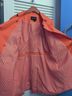 Etcetera Polka Dots Orange Pink Trenchcoat Size L - photo 11