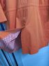 Etcetera Polka Dots Orange Pink Trenchcoat Size L - photo 8