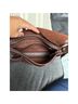Coach 100% Leather Brown Gold Crossbody Bag One size - photo 9