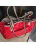 Coach 100% Patent Leather Print Red Tan Shoulder Bag One size - photo 14