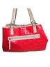Coach 100% Patent Leather Print Red Tan Shoulder Bag One size - photo 2