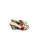 Nine West Floral Multi Color Wedges Size 7 - photo 2