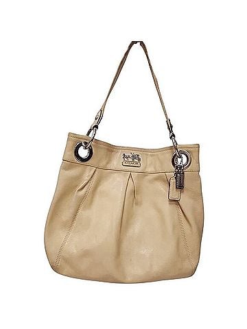 Coach Madison Pleated Leather Hippie Shoulder Bag (view 1)