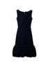 Cache 100% Velvet Black Cocktail Dress Size XS - photo 2