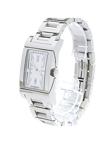 Bvlgari BVLGARI Rettangolo Stainless Steel Automatic Mens Watch RT45S Polished (view 2)