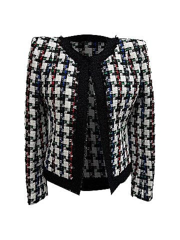 Balmain Balmain Tweed Open Blazer in Multicolor Polyamide (view 1)