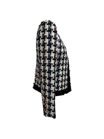 Balmain Balmain Tweed Open Blazer in Multicolor Polyamide (view 2)