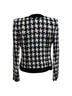 Balmain 100% Nylon Multi Color Balmain Tweed Open Blazer in Multicolor Polyamide Size 6 - photo 3
